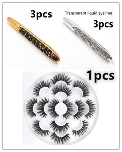 False Eyelashes Self-adhesive Eyeliner Multicolor False Eyelashes Self-adhesive Eyeliner Multicolor